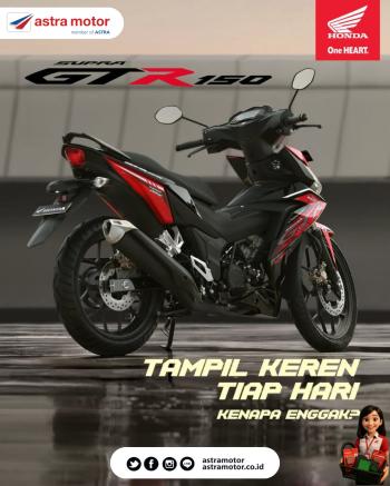 Performa Garang, Tampilan Menawan: Astra Motor Imam Bonjol Jagokan Supra GTR 150 untuk Komuter Sporty